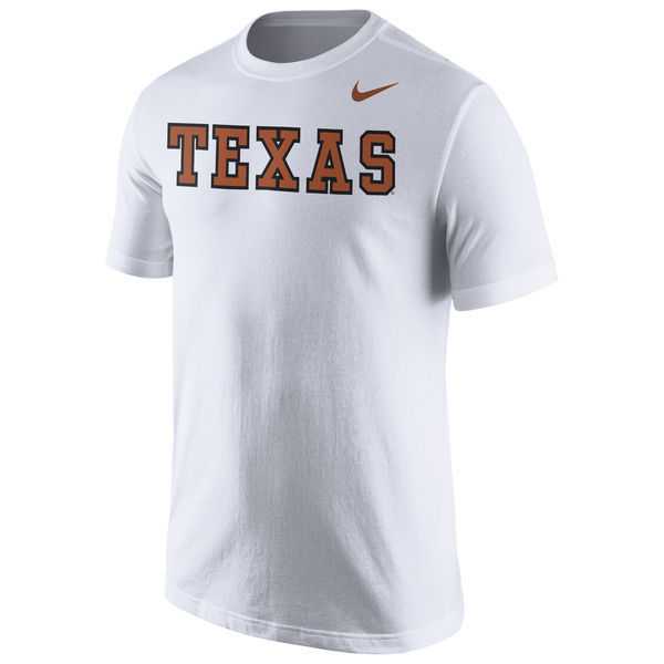 Texas Longhorns Nike Wordmark WEM T-Shirt - White,We sell and wholesale Texas Longhorns Nike Wordmark WEM T-Shirt - White on line form chian!